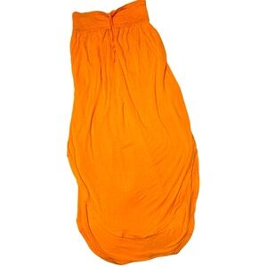 💛O’Neill Strapless Orange Summer Dress💛